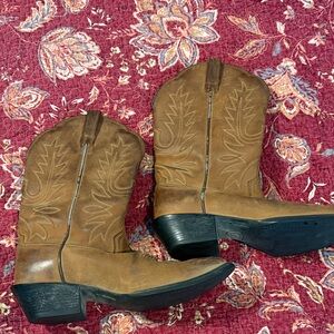 Ariat Brown Leather Western Cowboy Boots